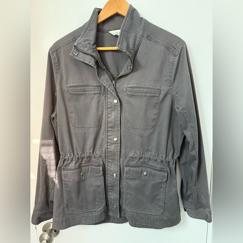 L.L. Bean Women's Utility Jacket in Charcoal